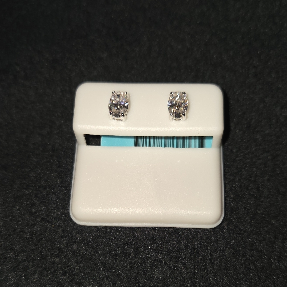 Elegant Silver Stud Earrings